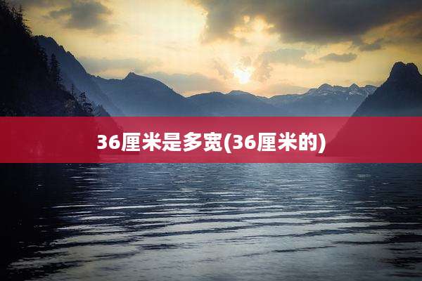 36厘米是多宽(36厘米的)