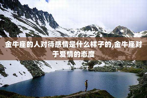 金牛座的人对待感情是什么样子的,金牛座对于爱情的态度