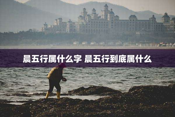 晨五行属什么字 晨五行到底属什么