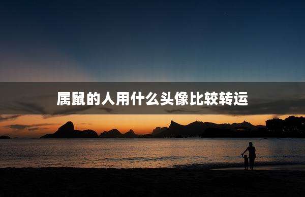 属鼠的人用什么头像比较转运