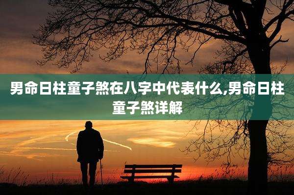 男命日柱童子煞在八字中代表什么,男命日柱童子煞详解
