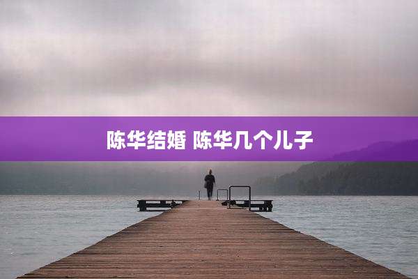 陈华结婚 陈华几个儿子