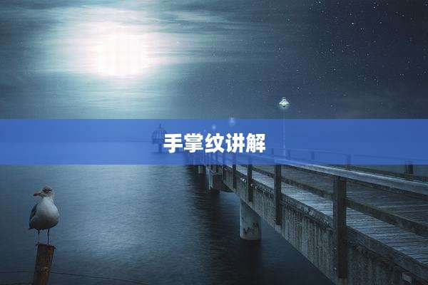 手掌纹讲解