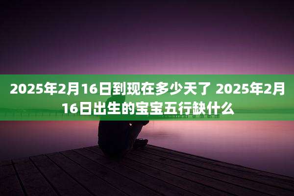 2025年2月16日到现在多少天了 2025年2月16日出生的宝宝五行缺什么