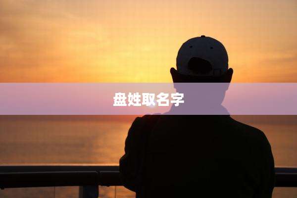 盘姓取名字