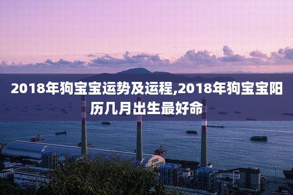 2018年狗宝宝运势及运程,2018年狗宝宝阳历几月出生最好命