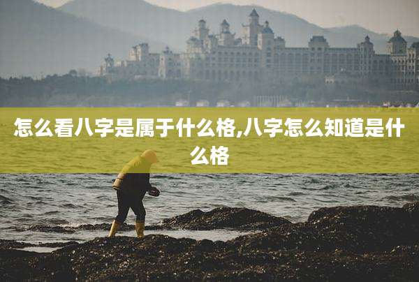 怎么看八字是属于什么格,八字怎么知道是什么格