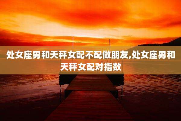 处女座男和天秤女配不配做朋友,处女座男和天秤女配对指数
