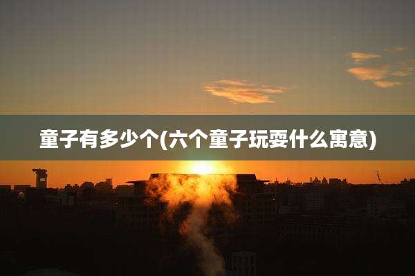 童子有多少个(六个童子玩耍什么寓意)
