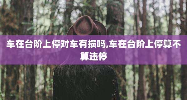 车在台阶上停对车有损吗,车在台阶上停算不算违停