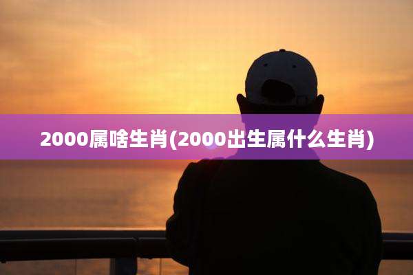 2000属啥生肖(2000出生属什么生肖)