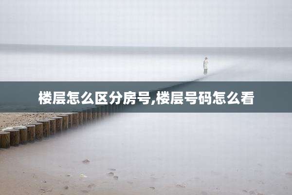楼层怎么区分房号,楼层号码怎么看
