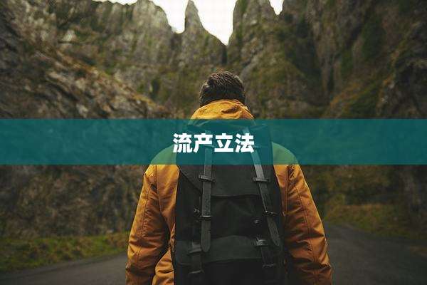 流产立法