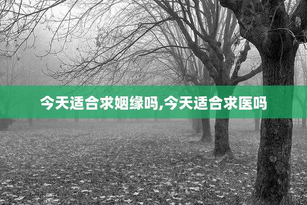 今天适合求姻缘吗,今天适合求医吗