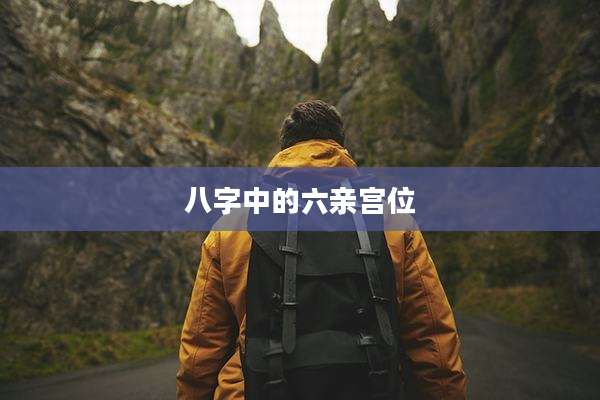 八字中的六亲宫位