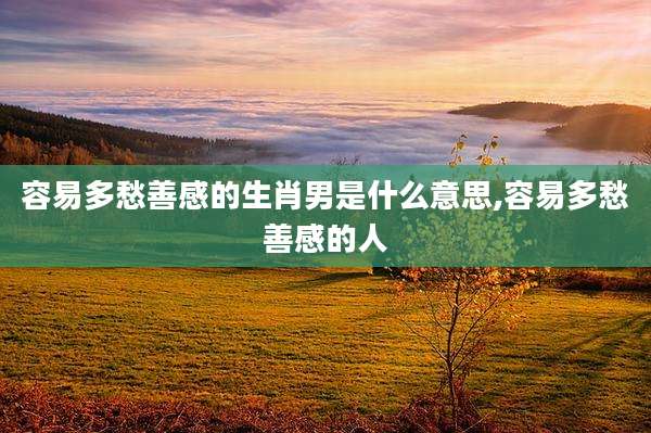 容易多愁善感的生肖男是什么意思,容易多愁善感的人