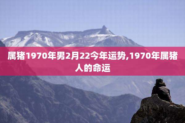 属猪1970年男2月22今年运势,1970年属猪人的命运