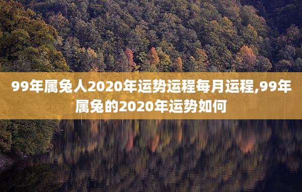 99年属兔人2020年运势运程每月运程,99年属兔的2020年运势如何