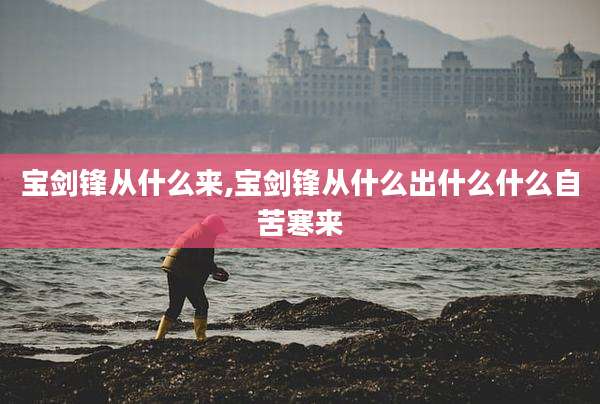 宝剑锋从什么来,宝剑锋从什么出什么什么自苦寒来