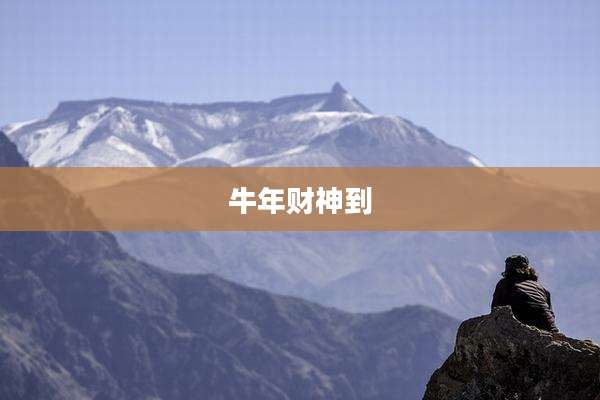 牛年财神到