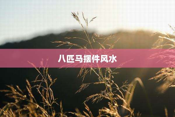 八匹马摆件风水