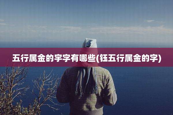 五行属金的宇字有哪些(钰五行属金的字)
