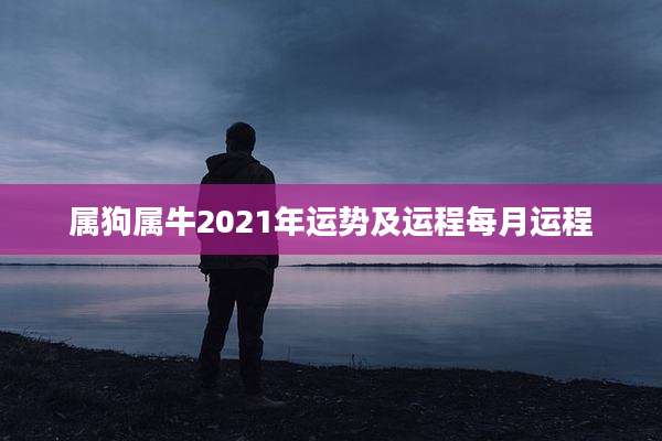 属狗属牛2021年运势及运程每月运程