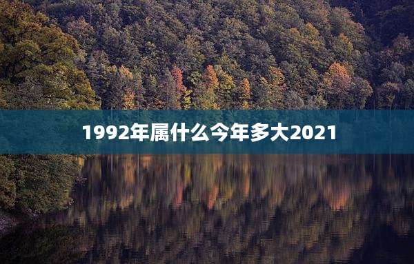 1992年属什么今年多大2021