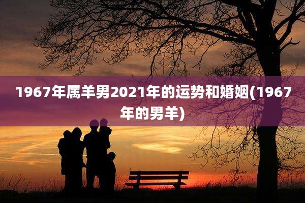 1967年属羊男2021年的运势和婚姻(1967年的男羊)