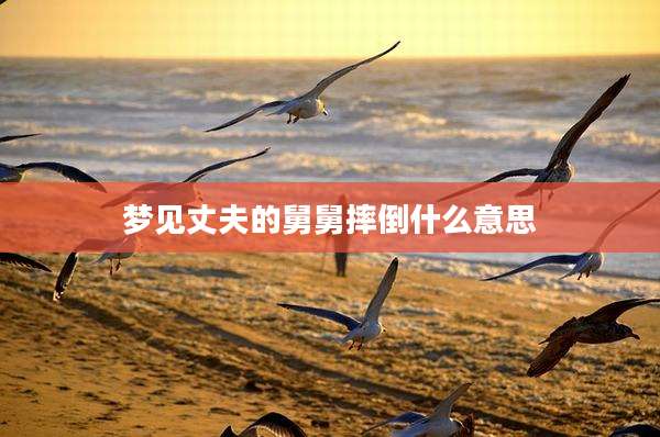 梦见丈夫的舅舅摔倒什么意思