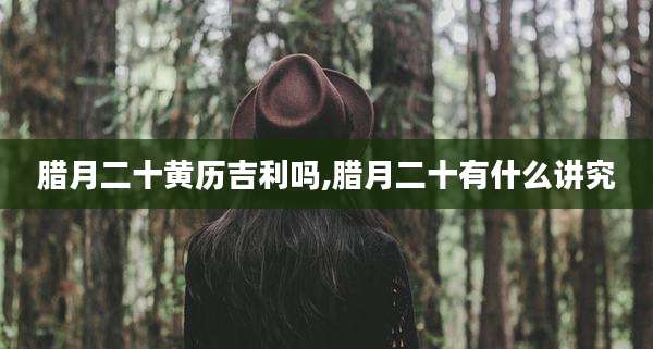 腊月二十黄历吉利吗,腊月二十有什么讲究