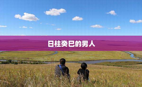 日柱癸巳的男人