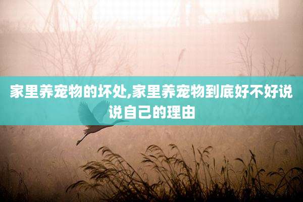 家里养宠物的坏处,家里养宠物到底好不好说说自己的理由