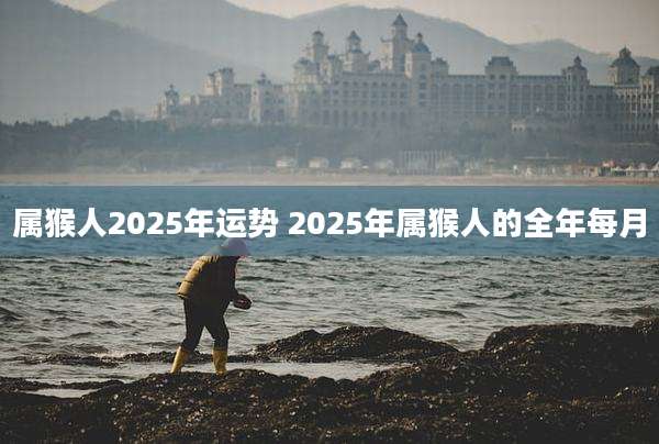 属猴人2025年运势 2025年属猴人的全年每月
