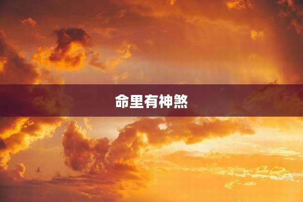 命里有神煞
