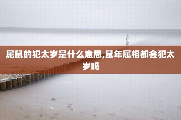 属鼠的犯太岁是什么意思,鼠年属相都会犯太岁吗