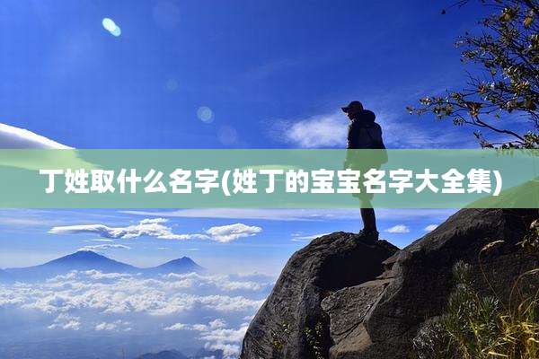 丁姓取什么名字(姓丁的宝宝名字大全集)