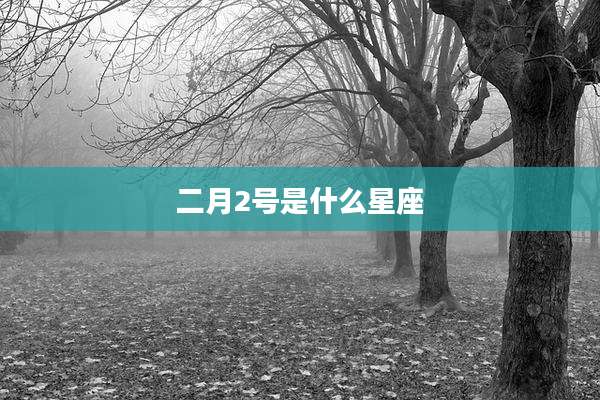 二月2号是什么星座