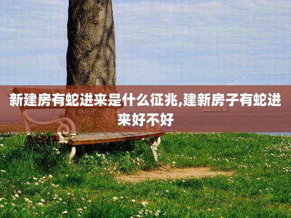 新建房有蛇进来是什么征兆,建新房子有蛇进来好不好