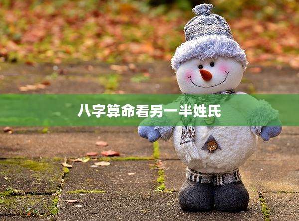 八字算命看另一半姓氏