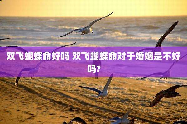 双飞蝴蝶命好吗 双飞蝴蝶命对于婚姻是不好吗?