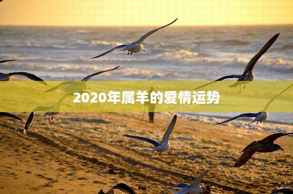 2020年属羊的爱情运势