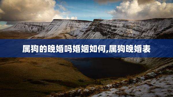 属狗的晚婚吗婚姻如何,属狗晚婚表