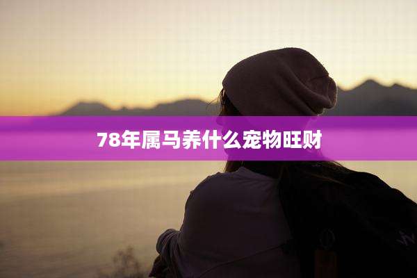 78年属马养什么宠物旺财
