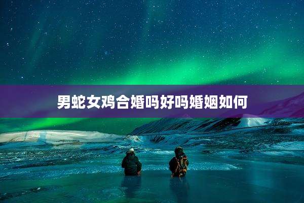 男蛇女鸡合婚吗好吗婚姻如何