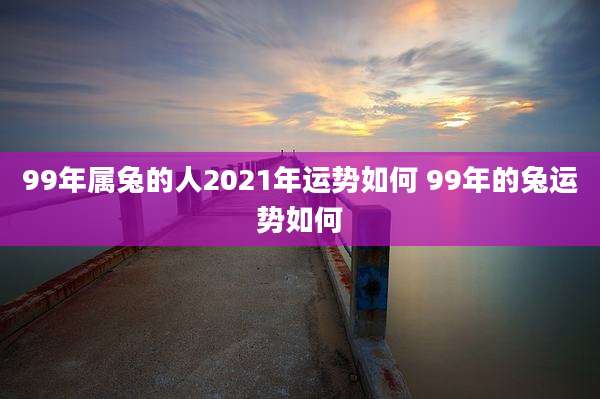 99年属兔的人2021年运势如何 99年的兔运势如何