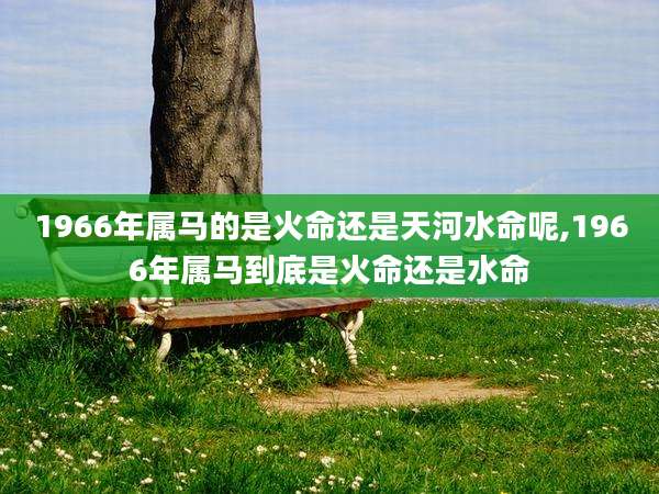 1966年属马的是火命还是天河水命呢,1966年属马到底是火命还是水命
