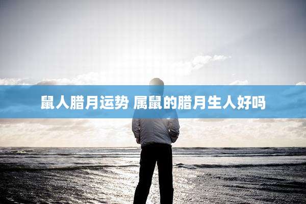 鼠人腊月运势 属鼠的腊月生人好吗