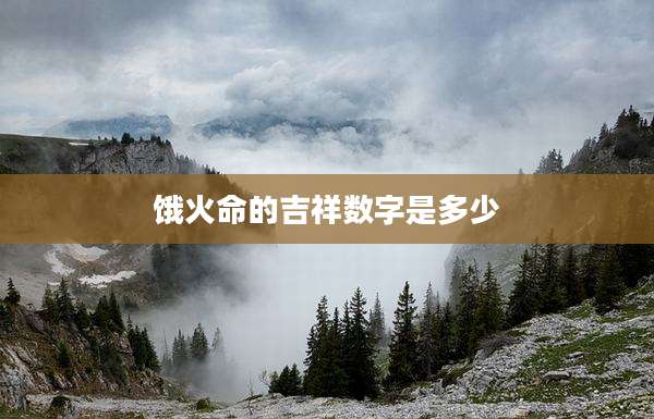 饿火命的吉祥数字是多少