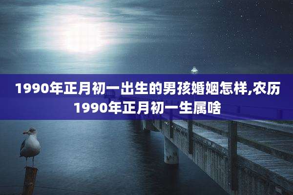 1990年正月初一出生的男孩婚姻怎样,农历1990年正月初一生属啥
